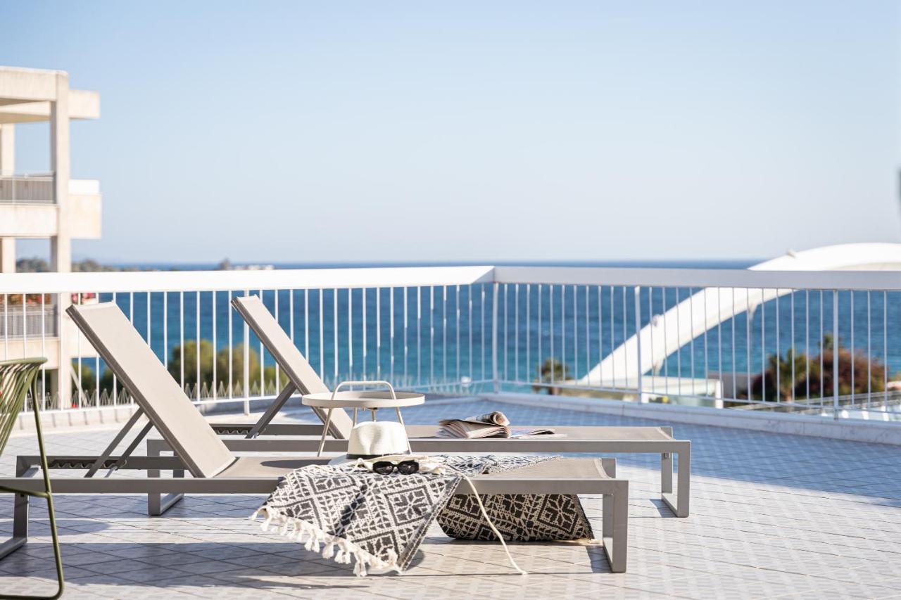 Sea View Beach Penthouse - Athens Coast Exterior foto