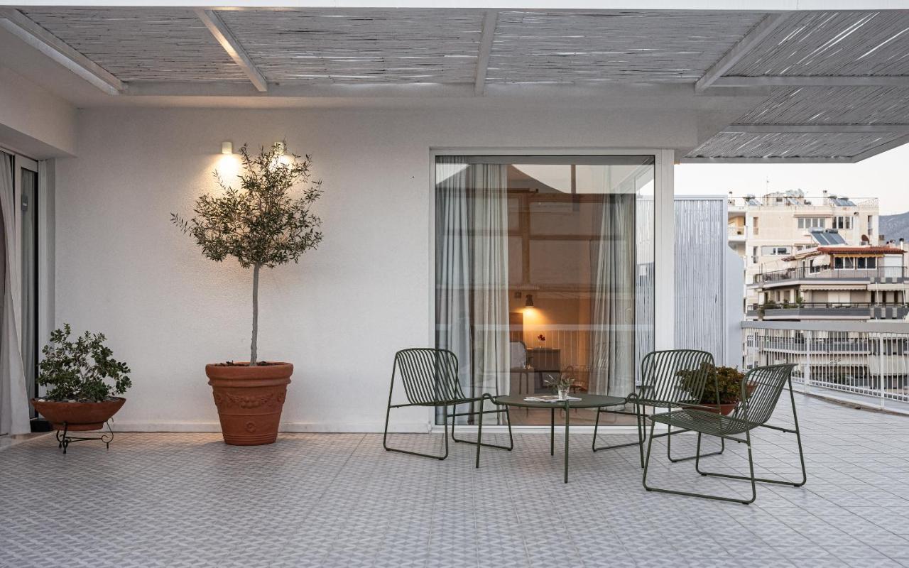 Sea View Beach Penthouse - Athens Coast Exterior foto
