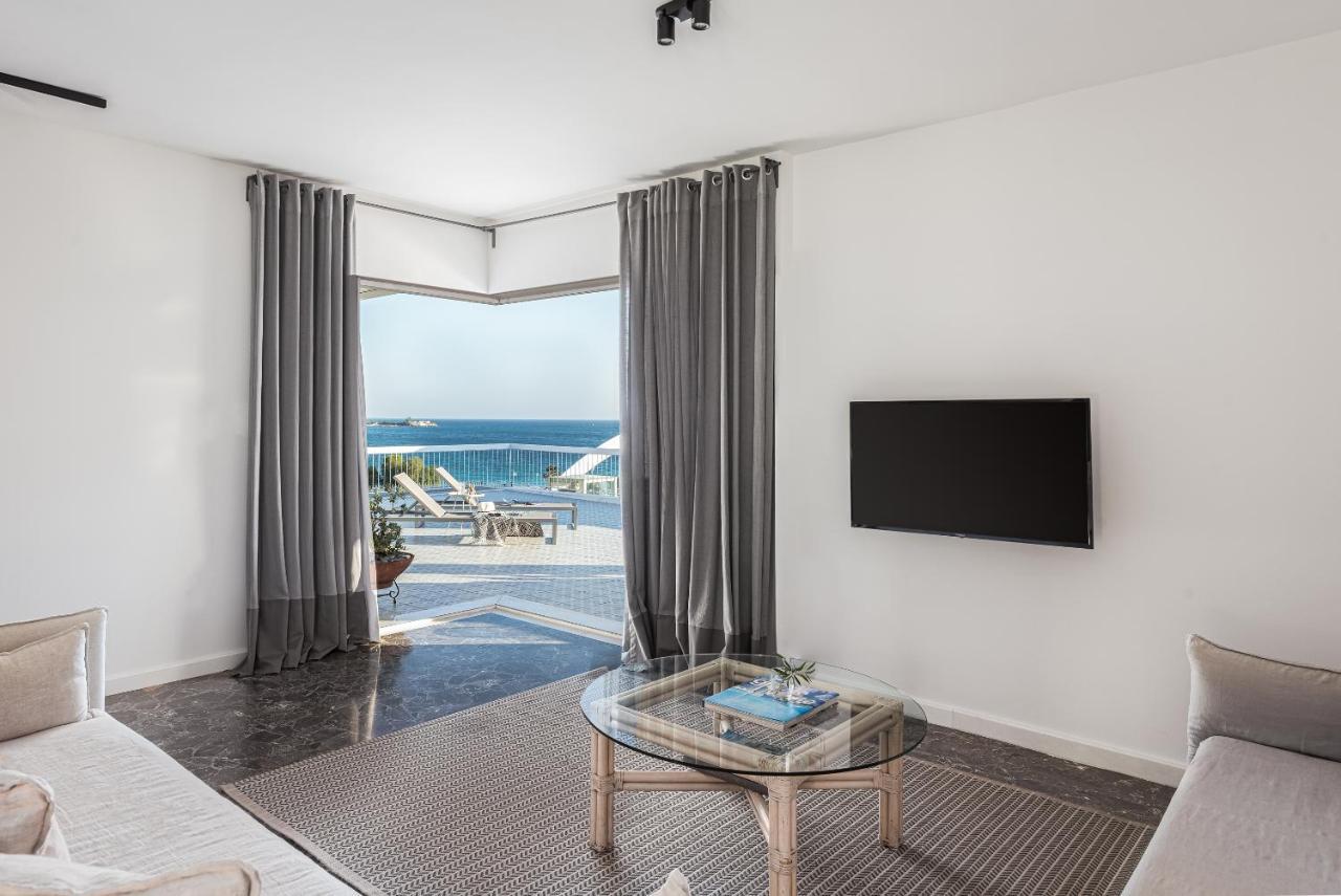 Sea View Beach Penthouse - Athens Coast Exterior foto