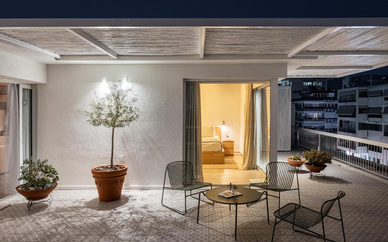 Sea View Beach Penthouse - Athens Coast Exterior foto